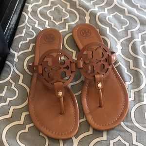 Exec Used Cond! Tory Burch Miller Tan Size 9 1/2